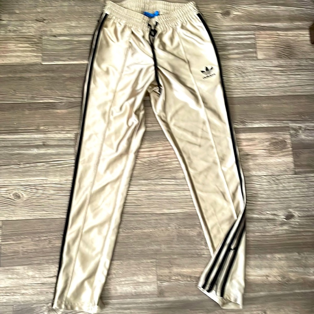 Women’s Adidas gold slim fit track pant